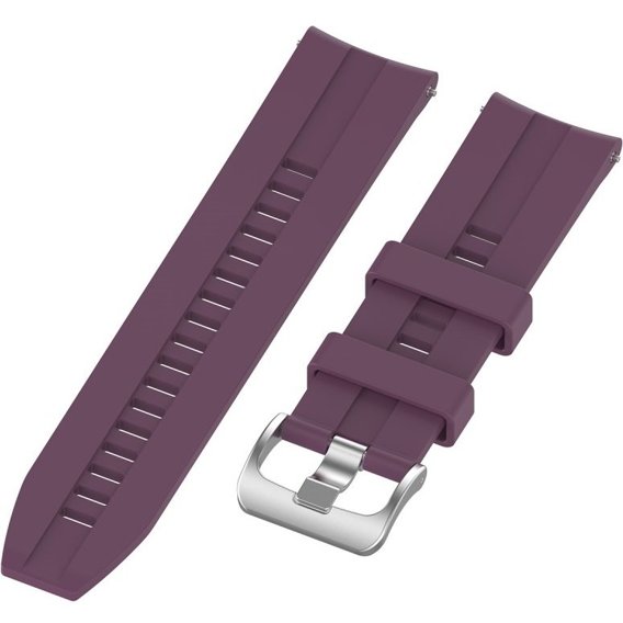 Силиконовый ремешок Twill Texture 22mm, Purple