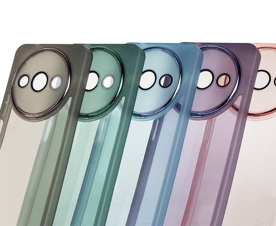 Тонкий корпус для Xiaomi Redmi A3, Slim, прозрачный / синий