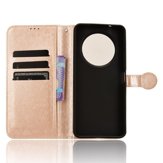 Флип-кейс для Xiaomi Redmi A3, Wallet Rhombus, розовый