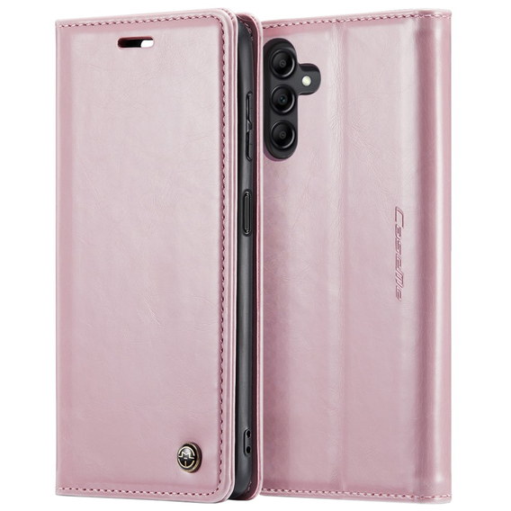 Флип-кейс CASEME для Samsung Galaxy A34 5G, Waxy Textured, розовый