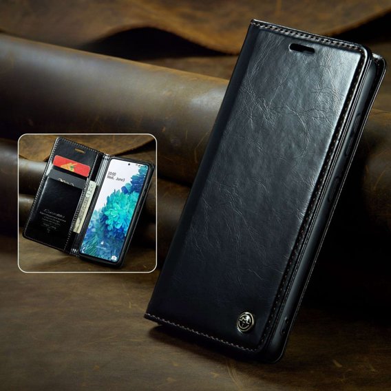Флип-кейс CASEME для Samsung Galaxy S20 FE / 5G, Waxy Textured, чёрный