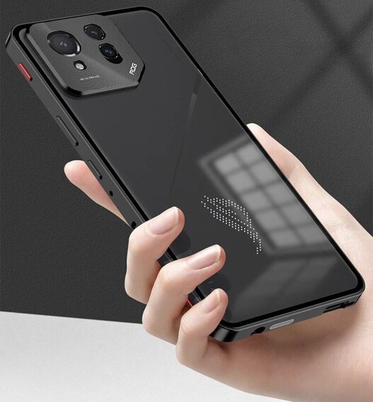 Чехол для ASUS ROG Phone 8 Pro, Frame Case, чёрный