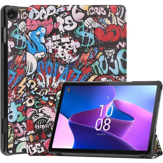 Чехол для Lenovo Tab M10 10.1 Gen 3 TB-328FU/TB-328XU, Smartcase, graffiti