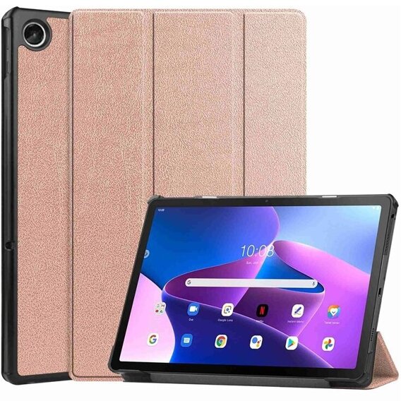 Чехол для Lenovo Tab M10 Plus 10.6 Gen 3 TB-125F TB-128F, Smartcase, розовый rose gold