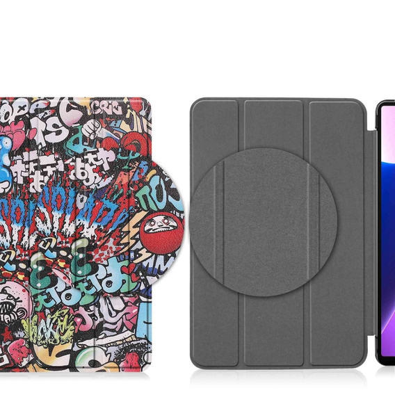 Чехол для Lenovo Tab M10 Plus 10.6 Gen 3 TB-125F TB-128F, Smartcase, graffiti