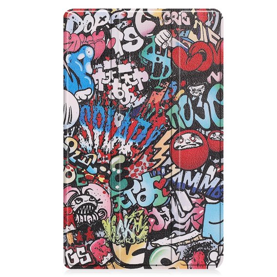 Чехол для Lenovo Tab M8 Gen 4 TB-300FU, Smartcase, graffiti