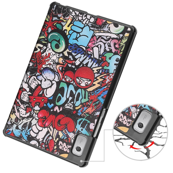 Чехол для Lenovo Tab M9, Smartcase, graffiti