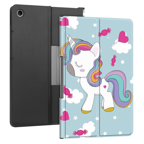 Чехол для Lenovo Tab Plus, Smartcase, unicorn