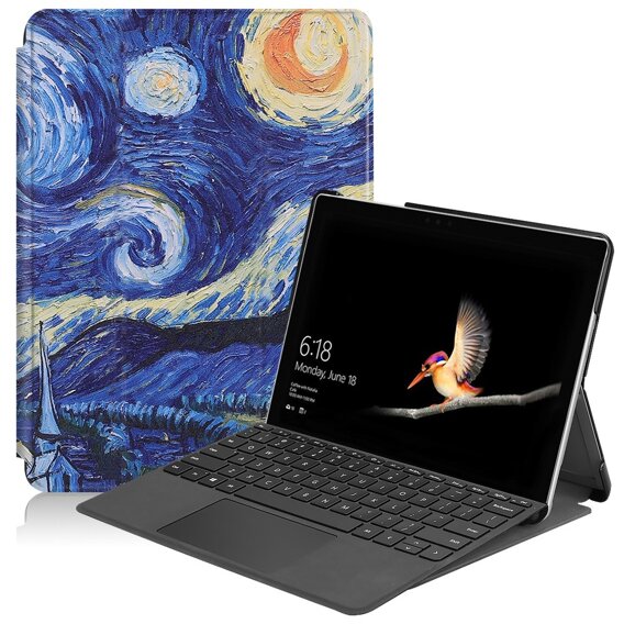 Чехол для Microsoft Surface Go 3/Go 2/Go, Smartcase, painted pattern