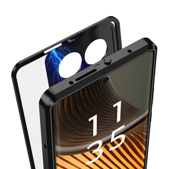 Чехол для Motorola Edge 50 Ultra, Frame Case, чёрный