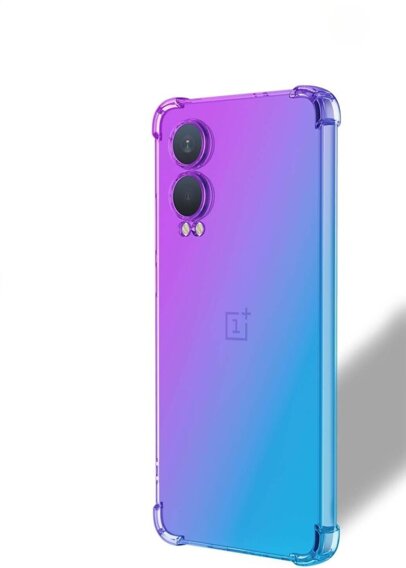 Чехол для OnePlus Nord CE4 Lite, Gradient Dropproof, Фиолетовый / синий