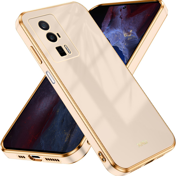 Чехол для Poco F5 Pro 5G, Glamour CamShield, розовый