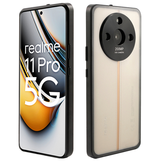 Чехол для Realme 11 Pro 5G / Pro+ 5G, Frame Case, чёрный