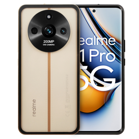 Чехол для Realme 11 Pro 5G / Pro+ 5G, Frame Case, чёрный