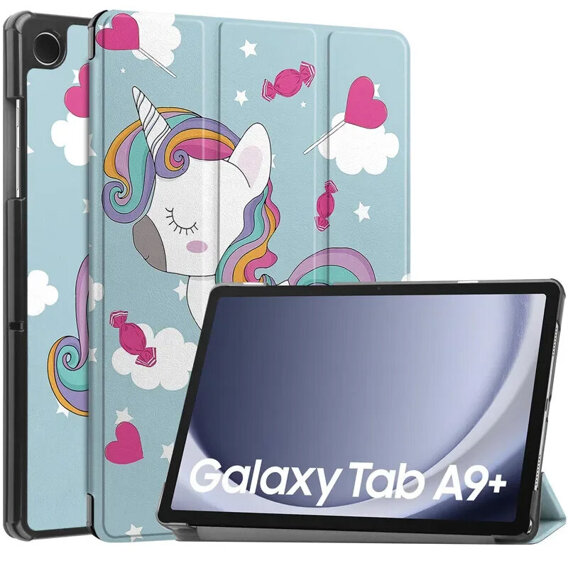 Чехол для Samsung Galaxy Tab A9+, Smartcase, unicorn