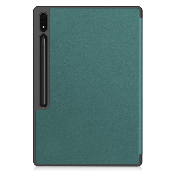 Чехол для Samsung Galaxy Tab S10 Ultra, Smartcase с местом для стилуса, зелёный