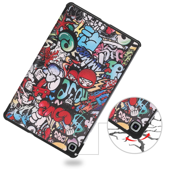 Чехол для Samsung Galaxy Tab S6 Lite, Smartcase, graffiti