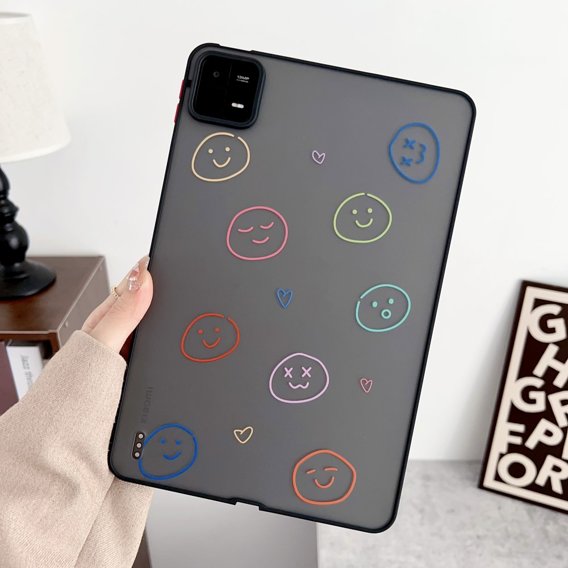 Чехол для Xiaomi Pad 6, гибридный TPU, Улыбающиеся лица