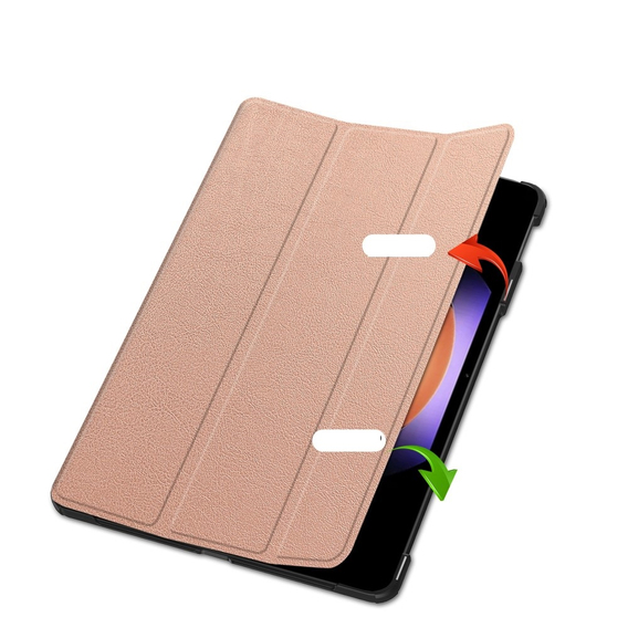Чехол для Xiaomi Pad 6S Pro 12.4, Smartcase, розовый rose gold