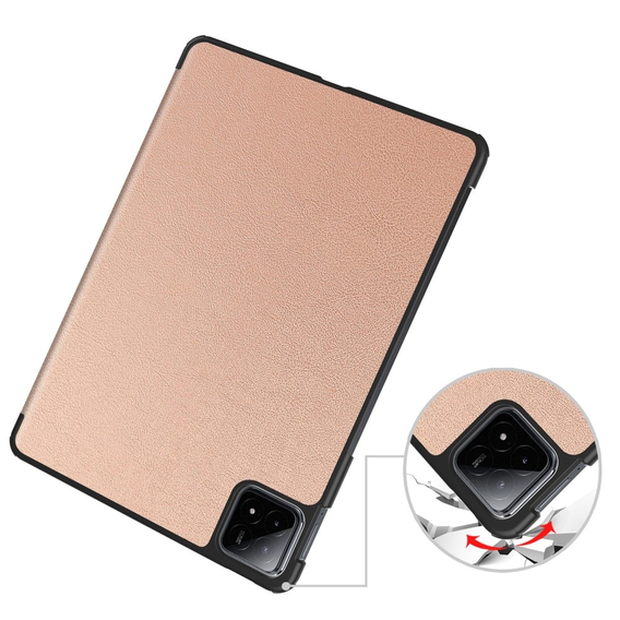 Чехол для Xiaomi Pad 6S Pro 12.4, Smartcase, розовый rose gold