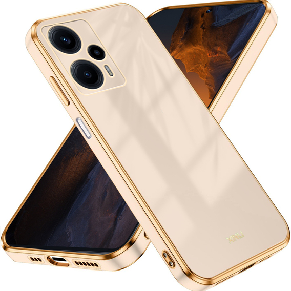 Чехол для Xiaomi Poco F5, Glamour CamShield, розовый