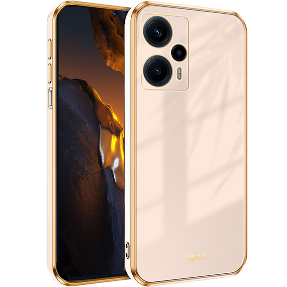 Чехол для Xiaomi Poco F5, Glamour CamShield, розовый