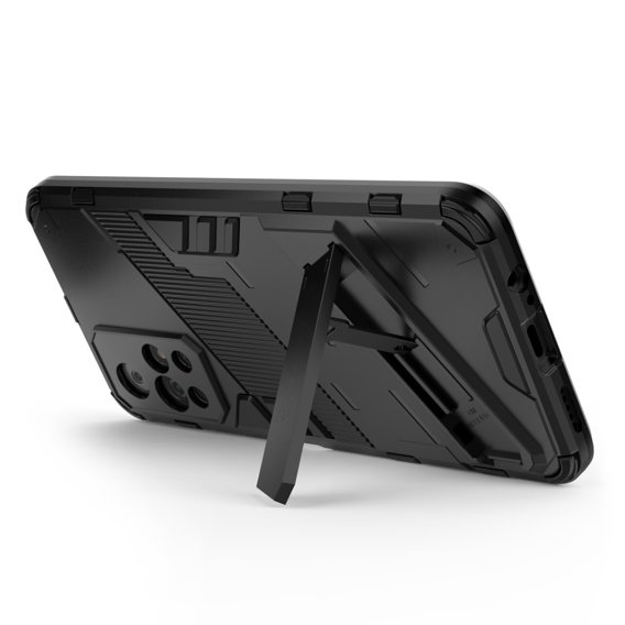 Чехол для Xiaomi Poco M4 Pro 5G / Note 11S 5G, Military kickstand, чёрный