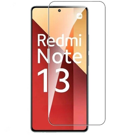 Чехол для Xiaomi Redmi Note 13 5G, Astronaut, белый + закаленное стекло 9H