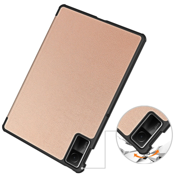 Чехол для Xiaomi Redmi Pad SE, Smartcase, розовый rose gold