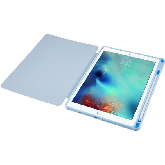 Чехол для iPad 10.2 2021 / 2020 / 2019, Smartcase Hybrid, с местом для стилуса, синий