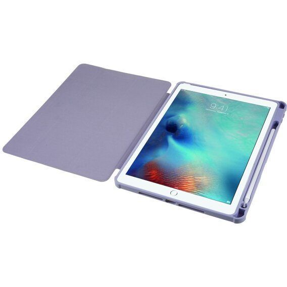 Чехол для iPad 10.2 2021 / 2020 / 2019, Smartcase Hybrid, с местом для стилуса, фиолетовый