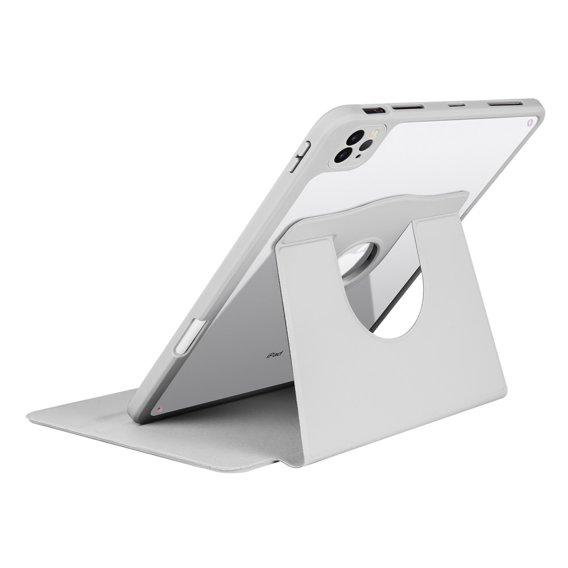 Чехол для iPad Pro 11 2020 / 2021 / 2022, с местом для стилуса, поворачивающийся на 360°, серый