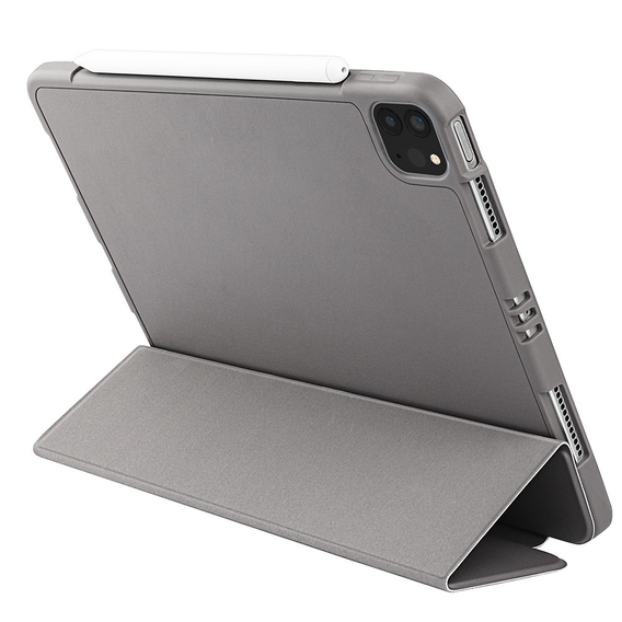 Чехол для iPad Pro 11 2021/2022, Smartcase с местом для стилуса, серый