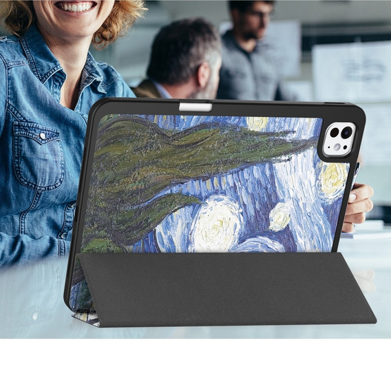 Чехол для iPad Pro 11 2024, Smartcase, oil painting
