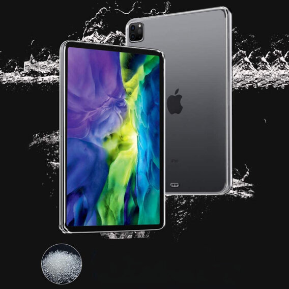 Чехол для iPad Pro 12.9 2022 / 2021 / 2020 / 2018, силиконовый, прозрачный