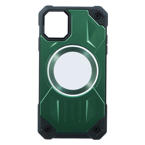Чехол для iPhone 12 / 12 Pro, Heavy Duty, для MagSafe, зелёный