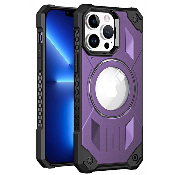 Чехол для iPhone 14 Pro, Heavy Duty, для MagSafe, фиолетовый
