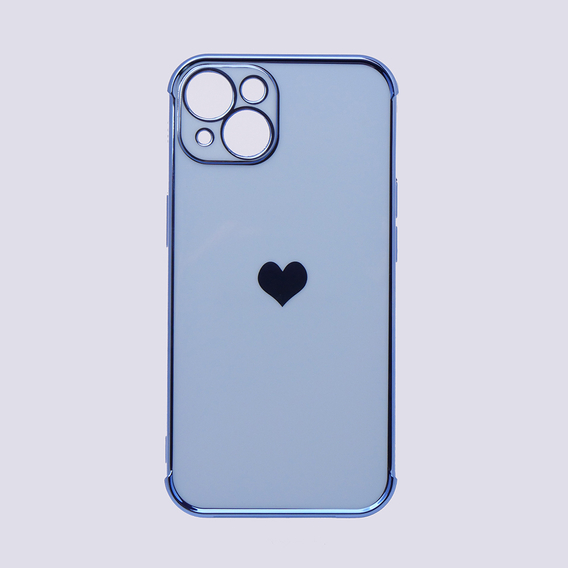 Чехол до Apple iPhone 13, Electro heart, синий