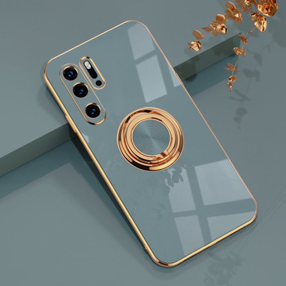 Чехол до Huawei P30 Pro, Electro Ring, серый