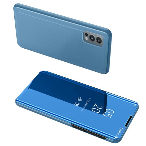 Чехол до OnePlus Nord 2 5G, Clear View, синий