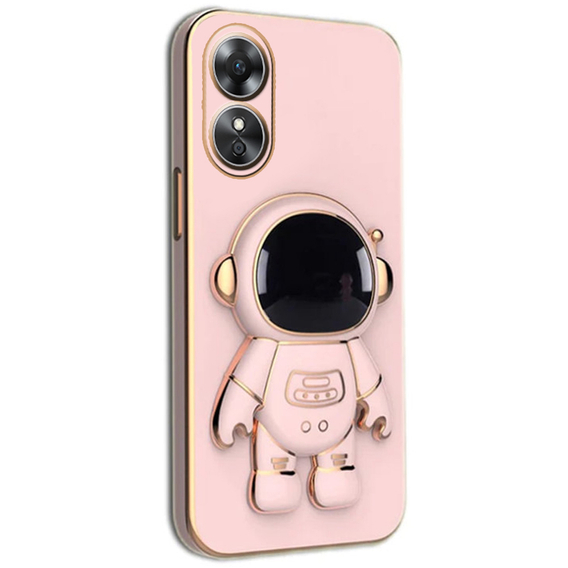 Чехол до Oppo A17, Astronaut, розовый