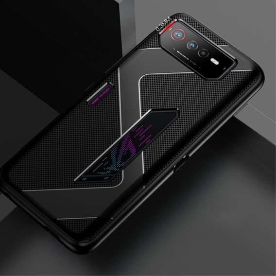 Чехол до ROG Phone 6 5G, Carbon Gel, чёрный