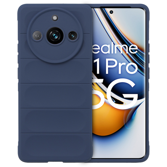 Чехол до Realme 11 Pro / 11 Pro +, Gaming Shockproof, темно-синий