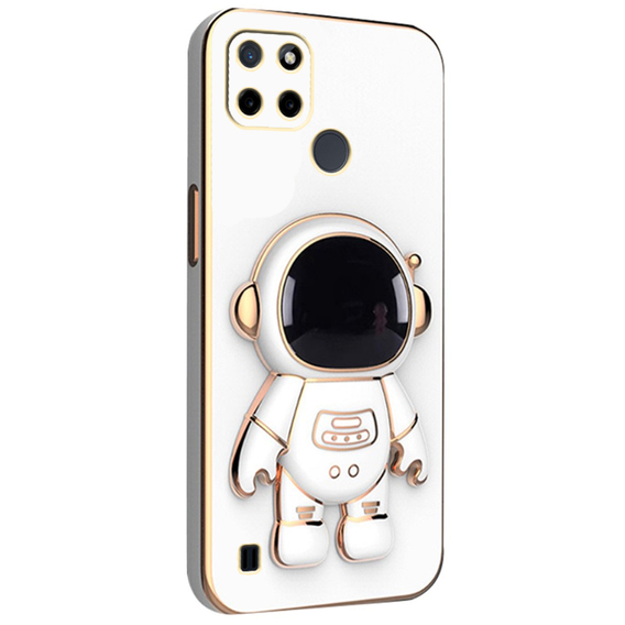 Чехол до Realme C21Y/C25Y, Astronaut, белый