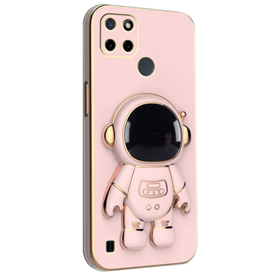 Чехол до Realme C21Y/C25Y, Astronaut, розовый