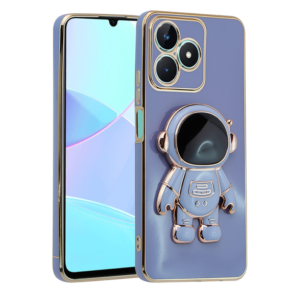 Чехол до Realme C51, Astronaut, синий