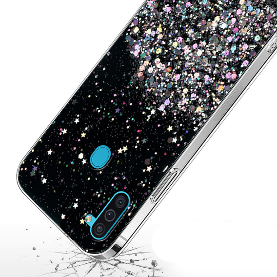 Чехол до Samsung Galaxy A11 / M11, Glittery, чёрный