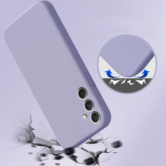 Чехол до Samsung Galaxy A34 5G, Silicone Lite, фиолетовый