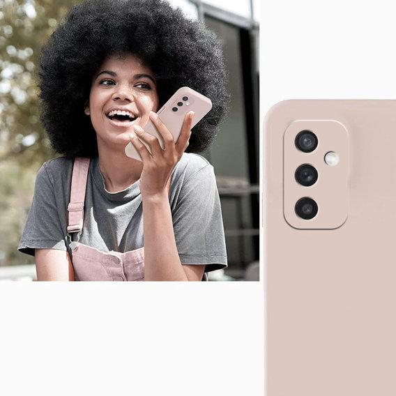 Чехол до Samsung Galaxy M52 5G, Silicone Lite, розовый