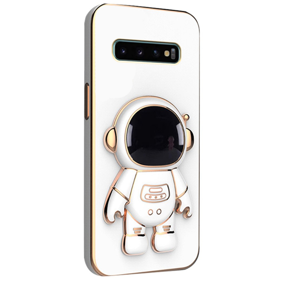 Чехол до Samsung Galaxy S10 Plus, Astronaut, белый